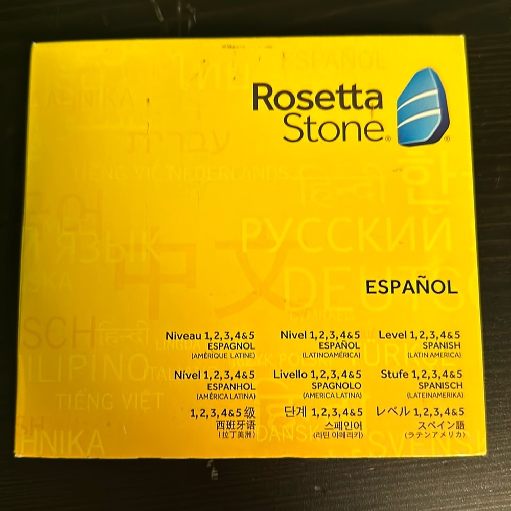 Rosetta Stone Spanish Level 1, 2, 3, 4 & 5